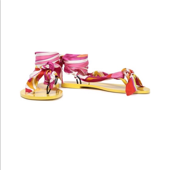 Shoes - Pucci Sandals, Size 39 Italy